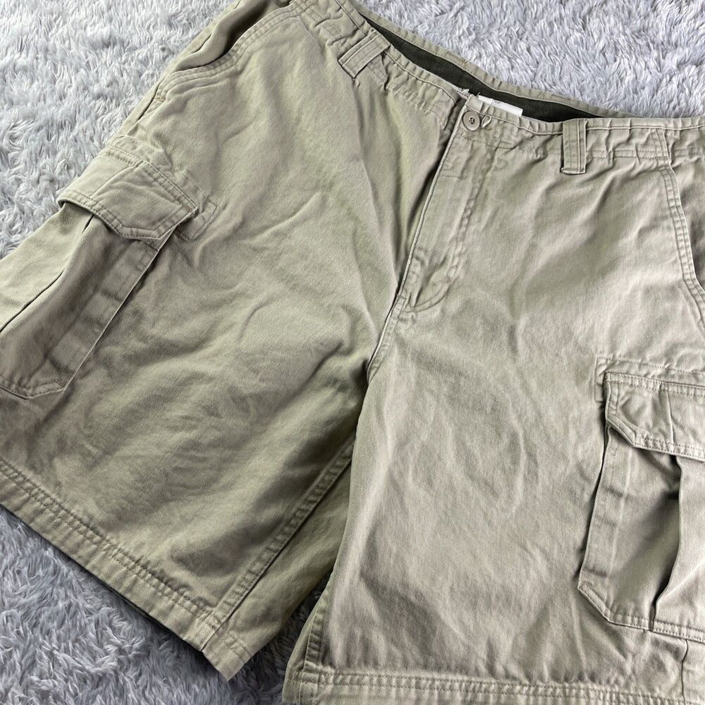 Vintage Gap Cargo Shorts Mens 40 Khaki Heavy Y2k Outdoor Hiking Summer Skater